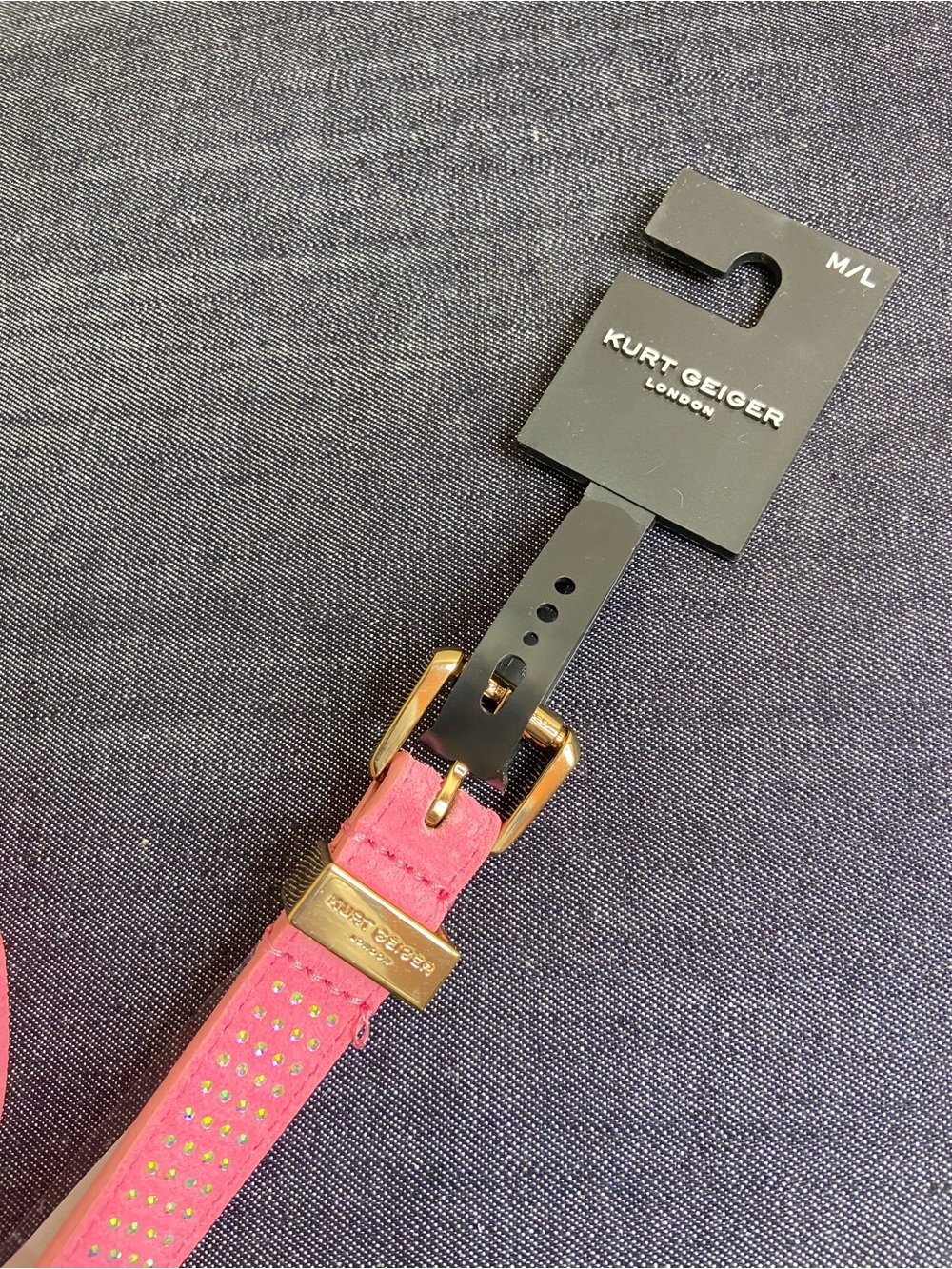 Kurt Geiger Rhinestone Belt
